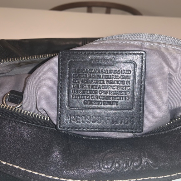 Leather Coach Purse - Picture 4 of 6